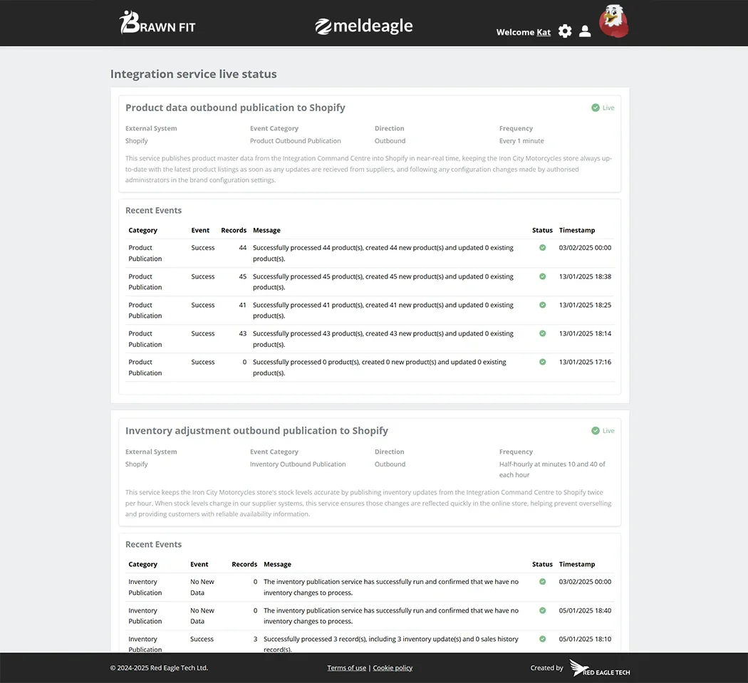 MeldEagle dashboard preview 2