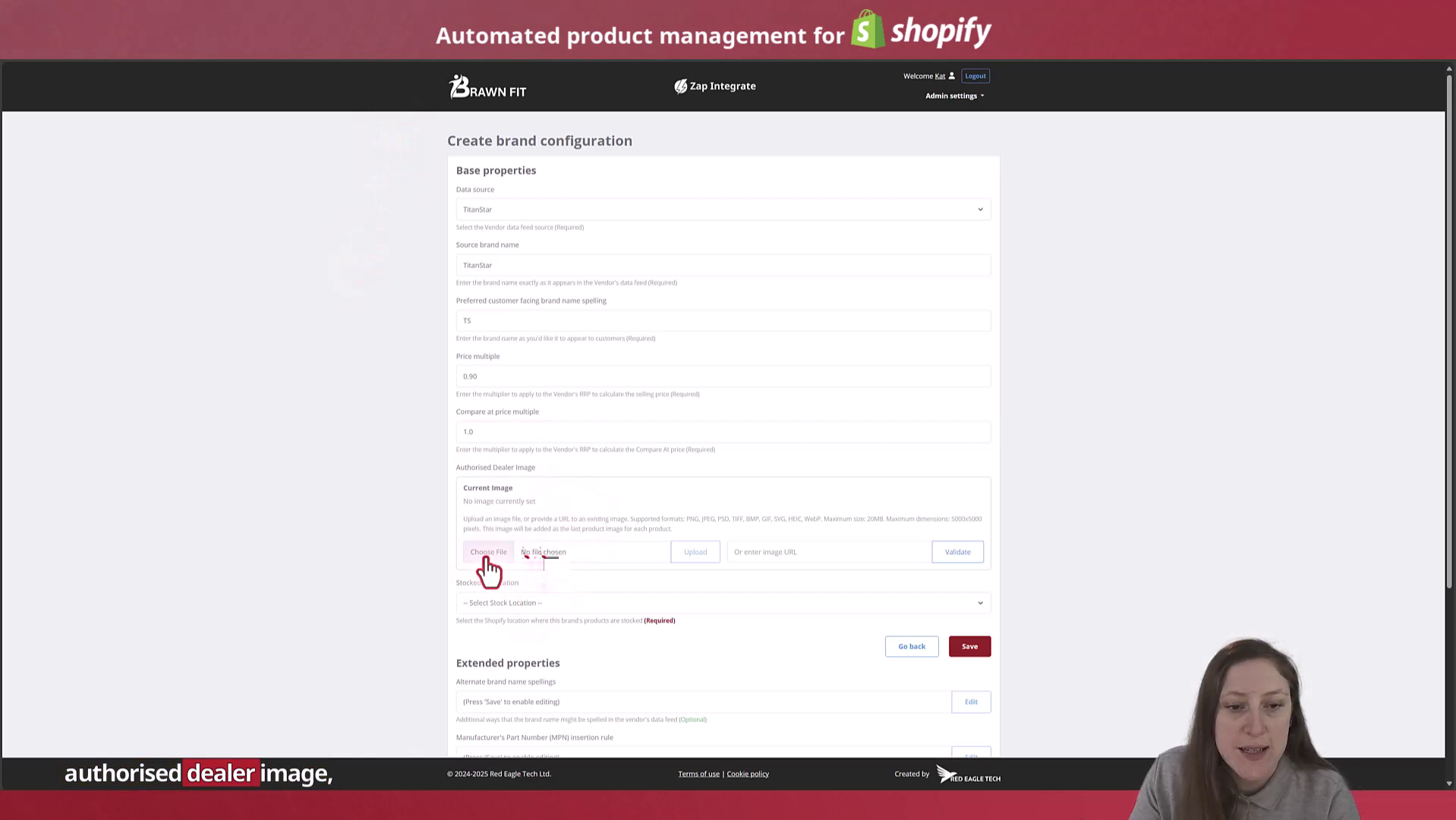 Configure brand settings video preview