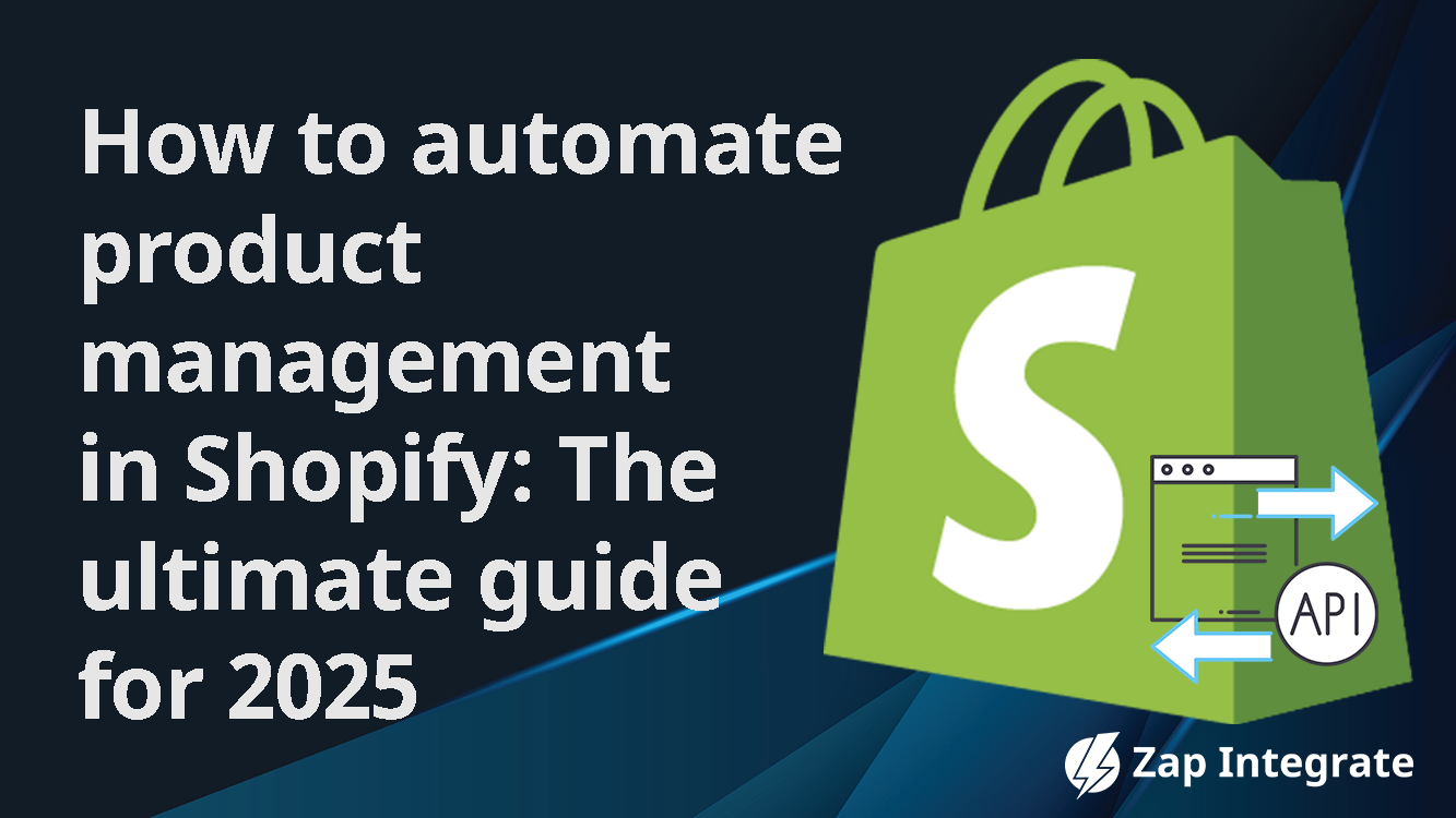 How to automate product management in Shopify - dashboard showing automated products